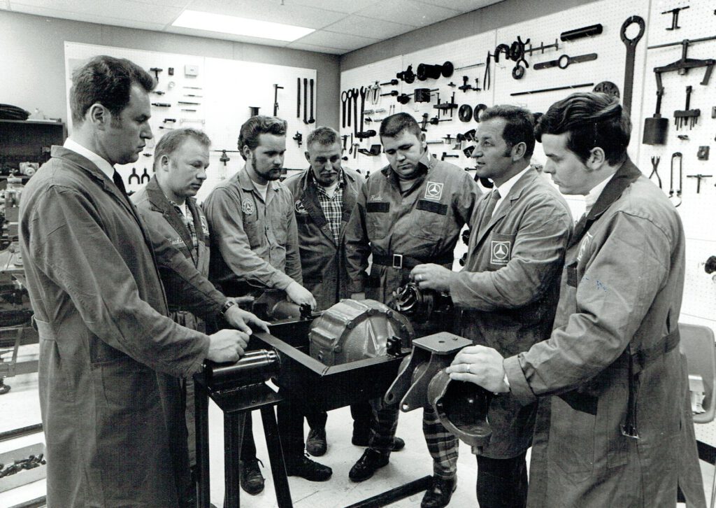 Kundendienstschulung in Newn Jersey 1969